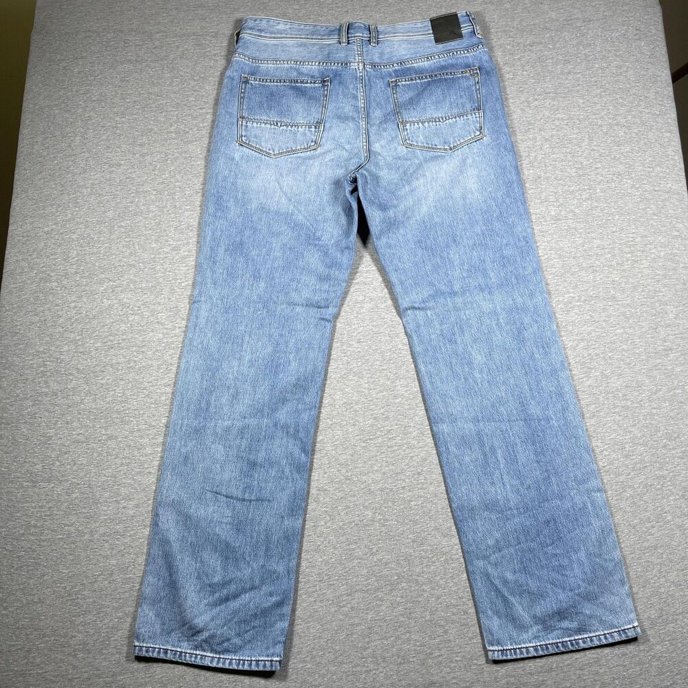 Tommy Bahama Jeans Mens 34x32 Blue Light Wash Straight Regular - Picture 6 of 12
